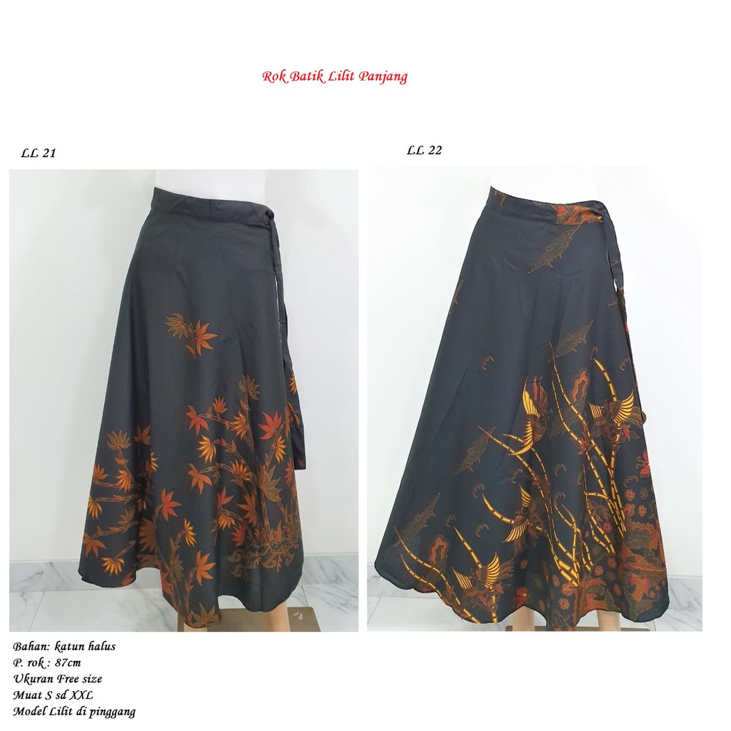  Rok  Batik  Lilit Panjang  LL22B Shopee Indonesia