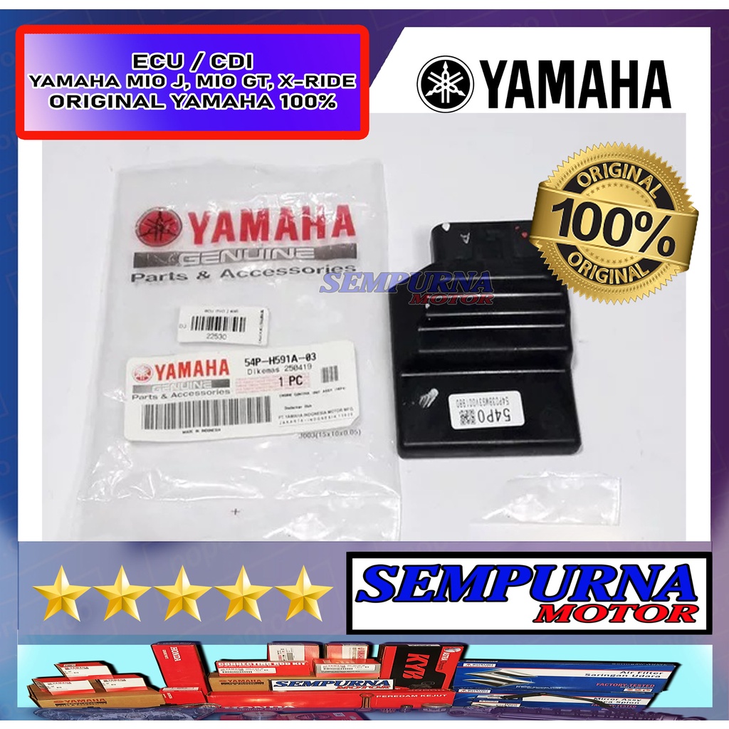 54P-H591A-03 Ecu Yamaha Mio J - Mio GT - X Ride 100% Original Yamaha Asli Ori YGP
