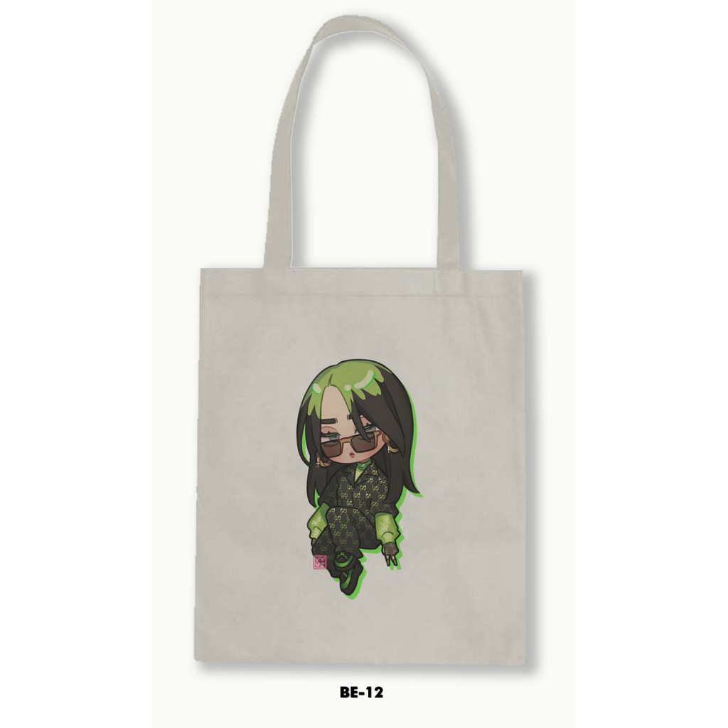 TOTE BAG BLACU - BILLIE EILISH .01