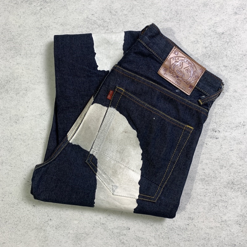 jeans evisu big logo