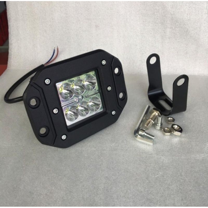 Lampu Tembak 6 Led Cree 12 - 24 volt nyala terang