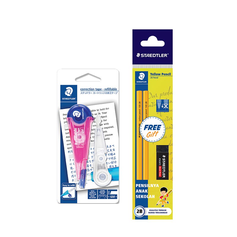 

Asaba Bandung - Staedtler Correction Tape Free Yellow Pencil