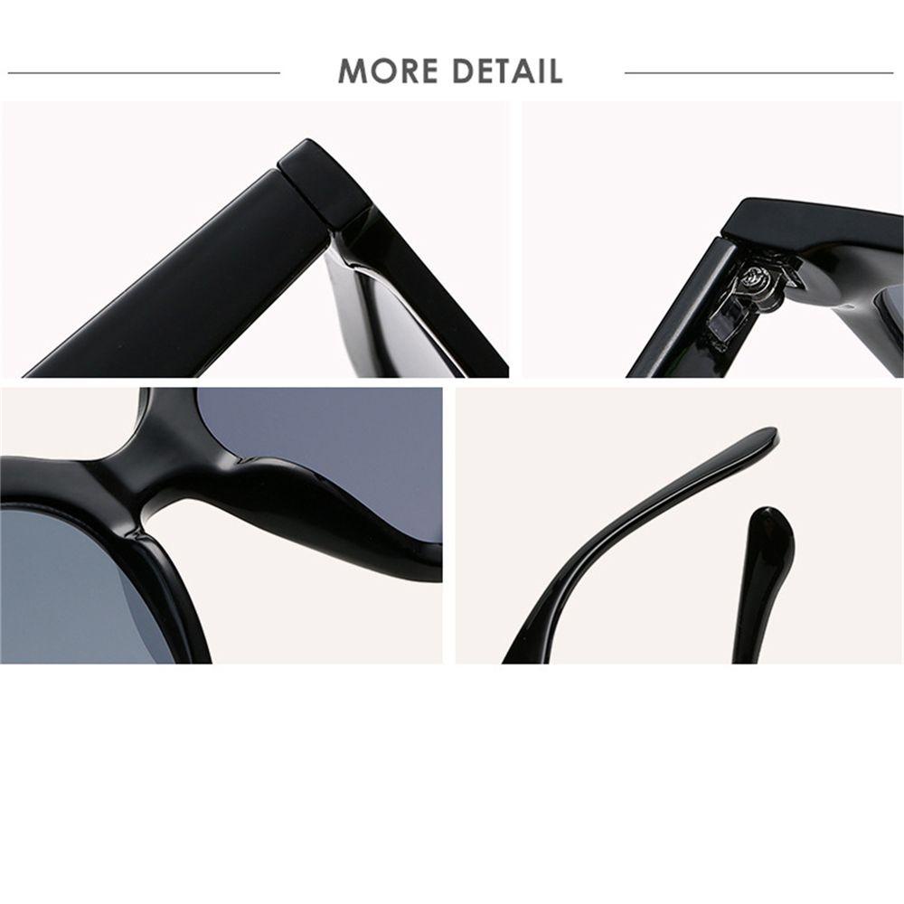 R-flower Fashion Sunglasses Fashion Ins Populer UV400 Vintage Perempuan Kacamata Kotak