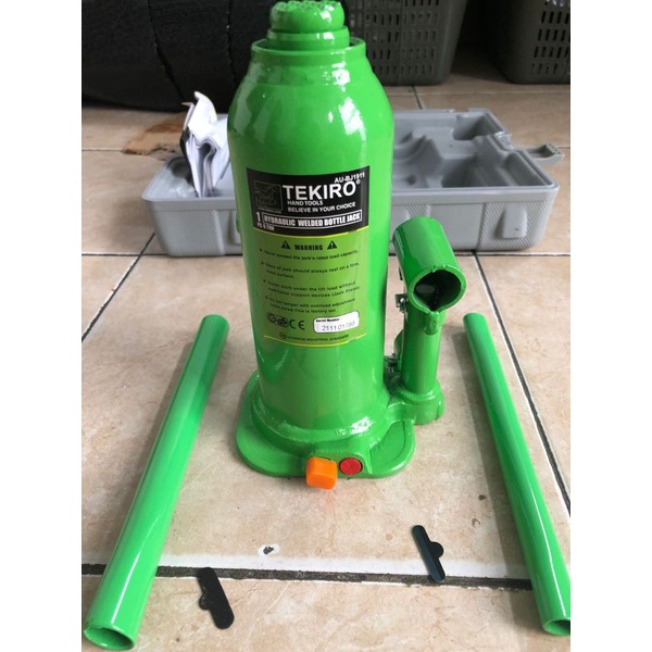 Tekiro Dongkrak Botol 6 Ton / Dongkrak Mobil beban 6 Ton / Hydraulic Bottle Jack JAPAN STANDART