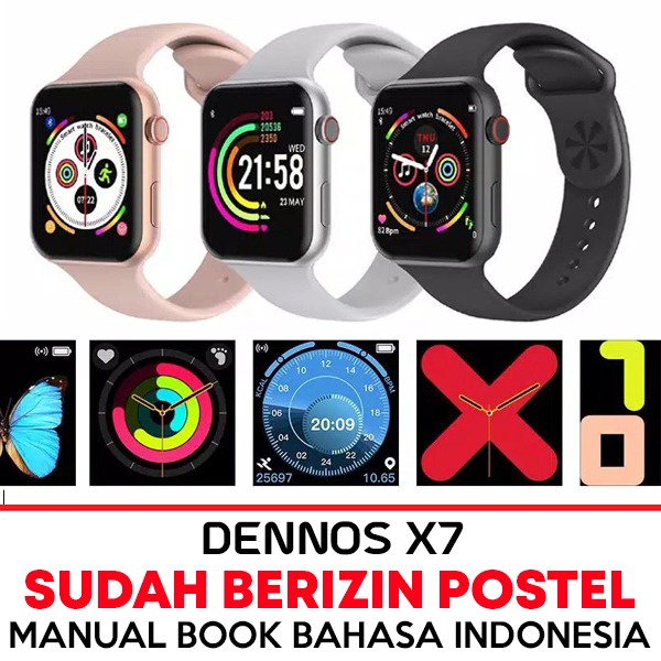Dennos T500 Smart Watch Bluetooth Sport Fitness Pedometer Heart Rate monitor-1