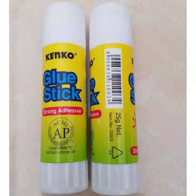  Lem  Kertas Serbaguna Glue Stick Kenko 25 gr  Shopee 