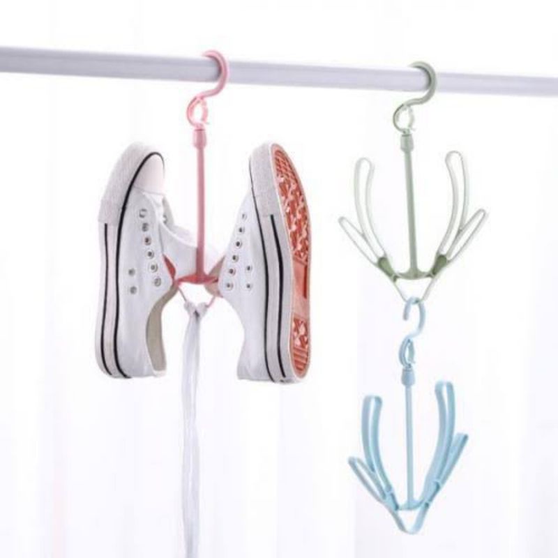 Hanger Sepatu U / Gantungan Jemuran Serbaguna Sepatu Sandal / Hanger Sepatu Multifungsi / ShoeS Hanger U Shaped 126J