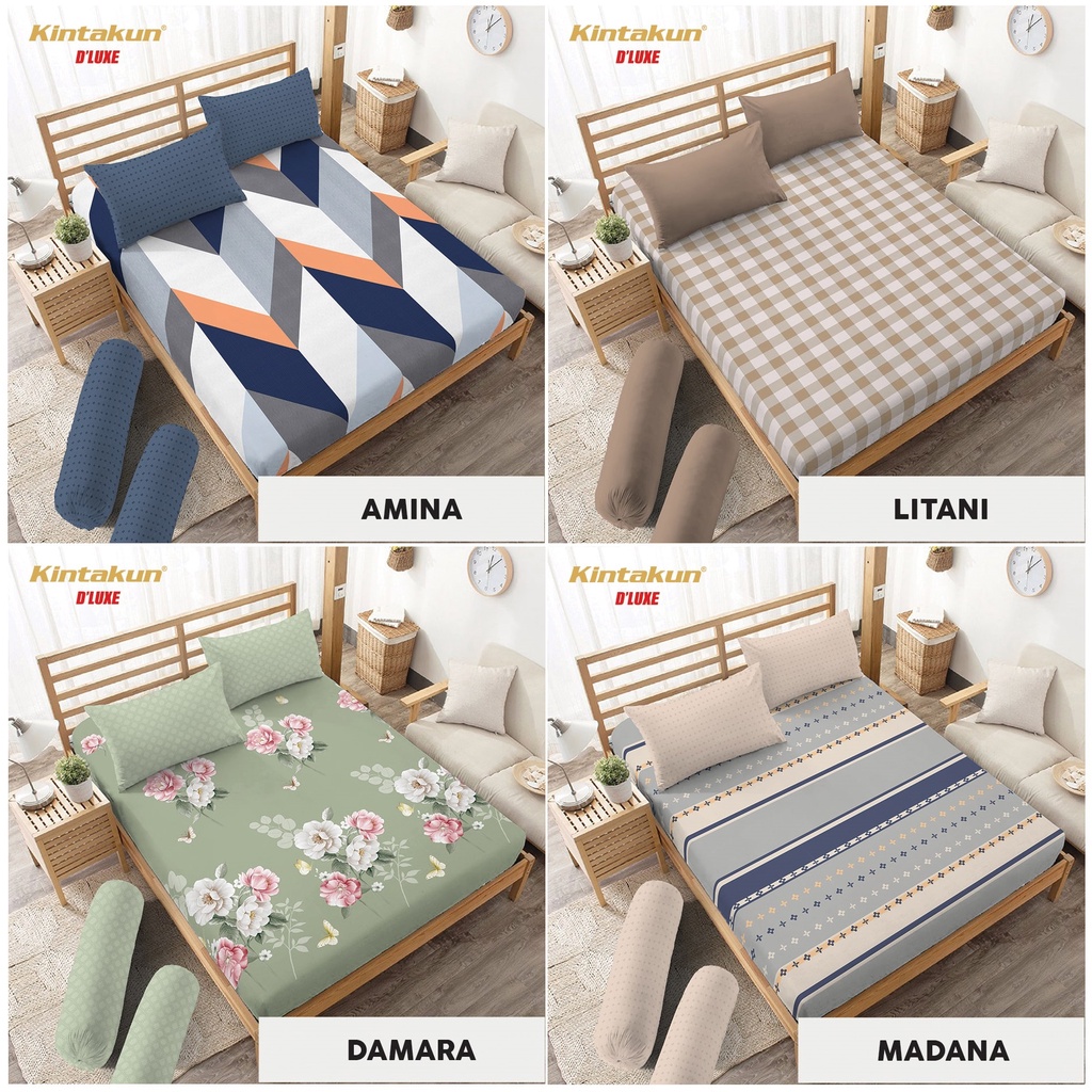 Sprei Kintakun D'Luxe Queen Size Nirmana Edition Uk. 160x200