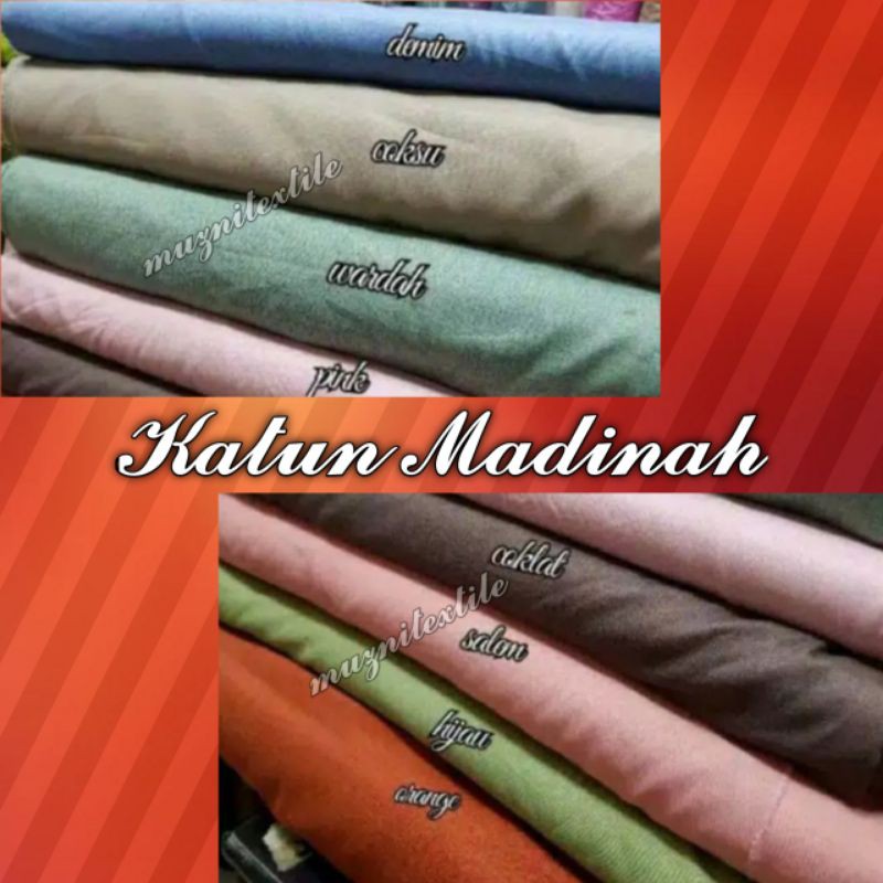 Kain katun madinah/bahan madinah