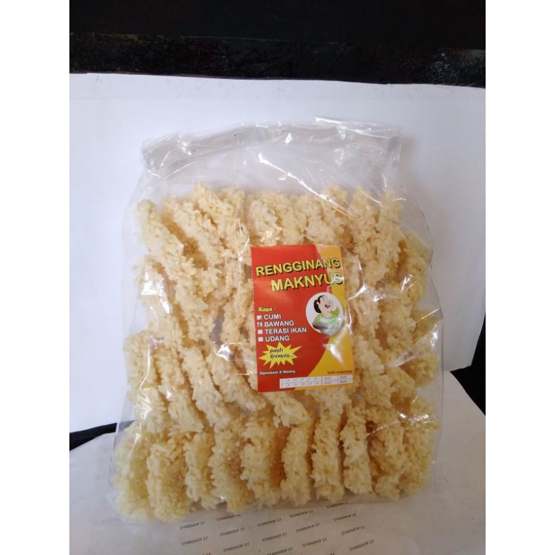 

Rengginang rasa bawang