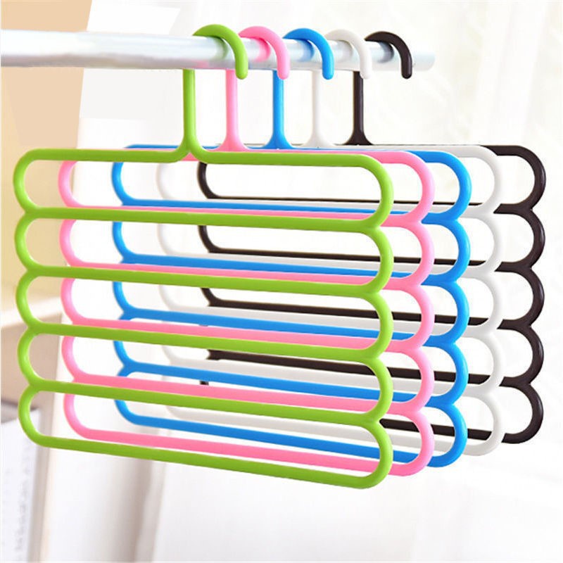 Rak Pengering Pakaian / Syal / Ikat Pinggang / Celana Panjang Multifungsi Bahan Plastik Anti slip