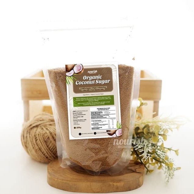 Nourish Indonesia, Organic Coconut Sugar 250gr