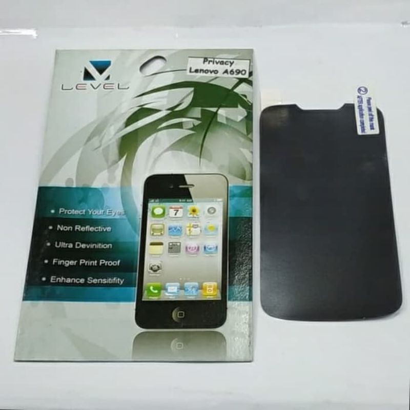 LENOVO S930 , K860 , P770 , A536 , A690 , A319 , A369 , A5000 Antigores hitam spy privacy bukan kaca