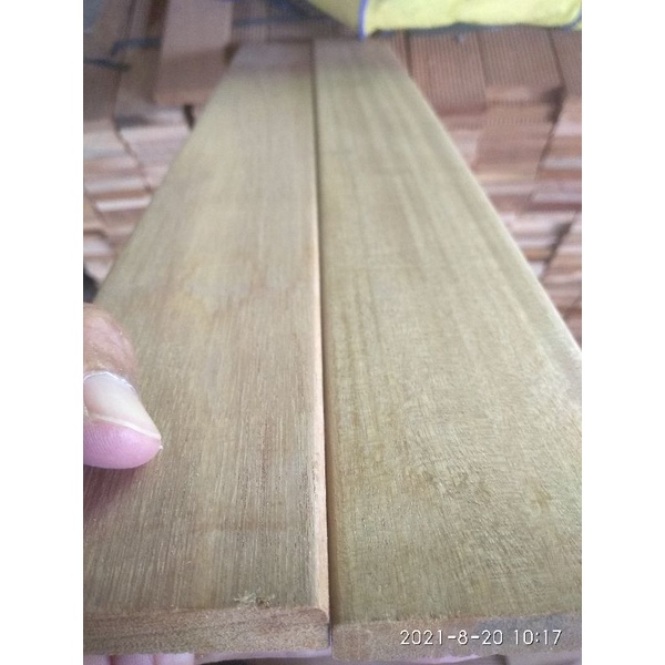 Decking Lantai Kayu Bengkirai Murah berkualitas 50cm