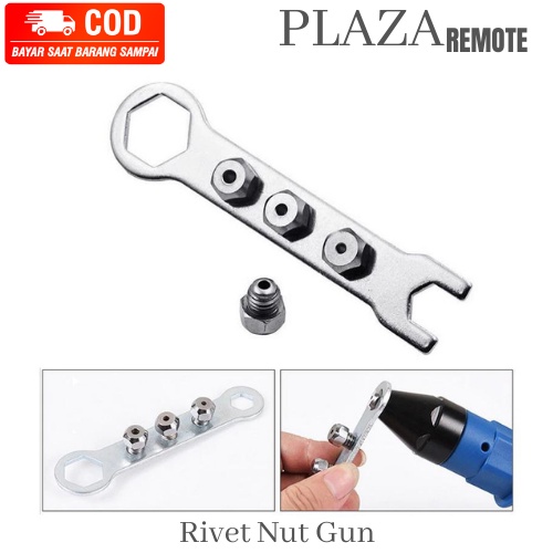 Adaptor Bor Tang Rivet Rivet Gun Paku Rifet Konverter Pull Rivet Conversion Drill Alat Penyambung Sambungan pasang baut rivet tang mesin converter