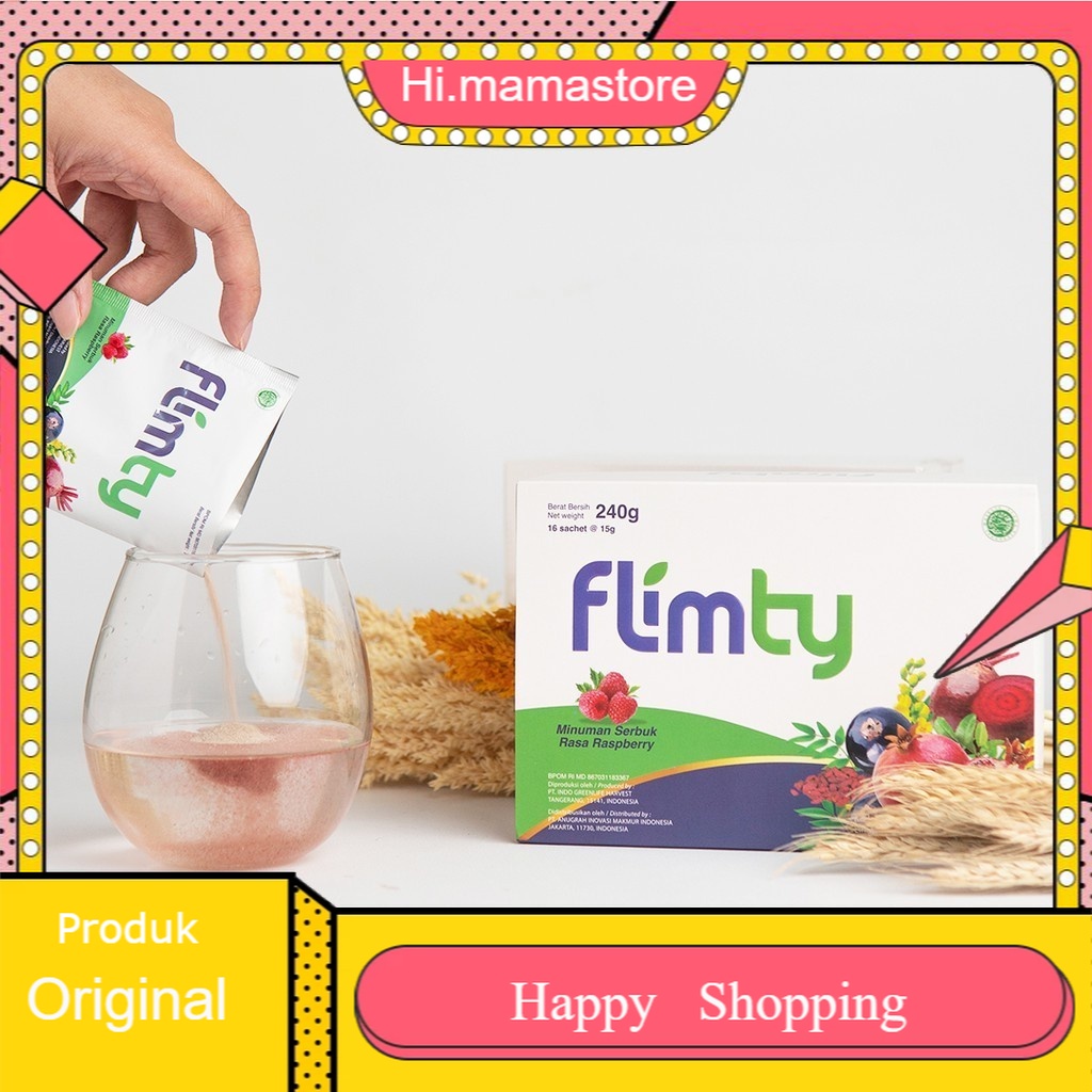 

Flimty Fiber | Detox | Antidioksidan Rasa Blackcurrant/Raspberry - 1 Sachet