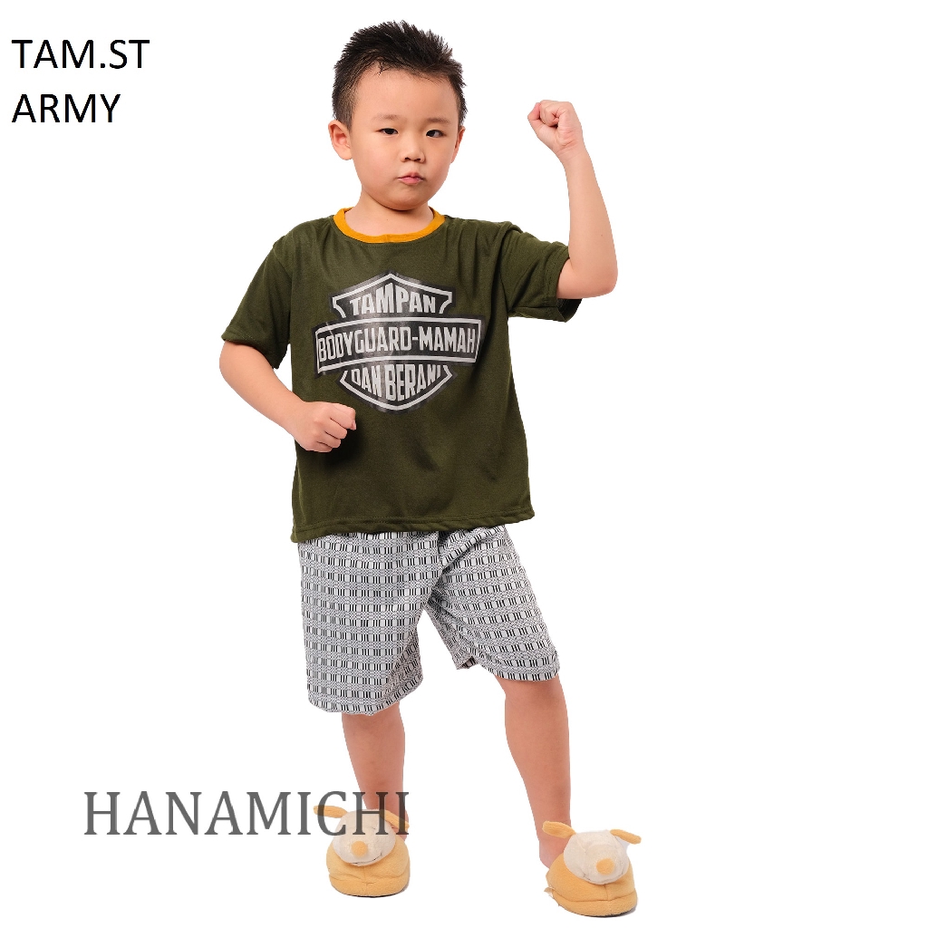 Hanamichi TAM.ST Setelan Anak Lengan Pendek