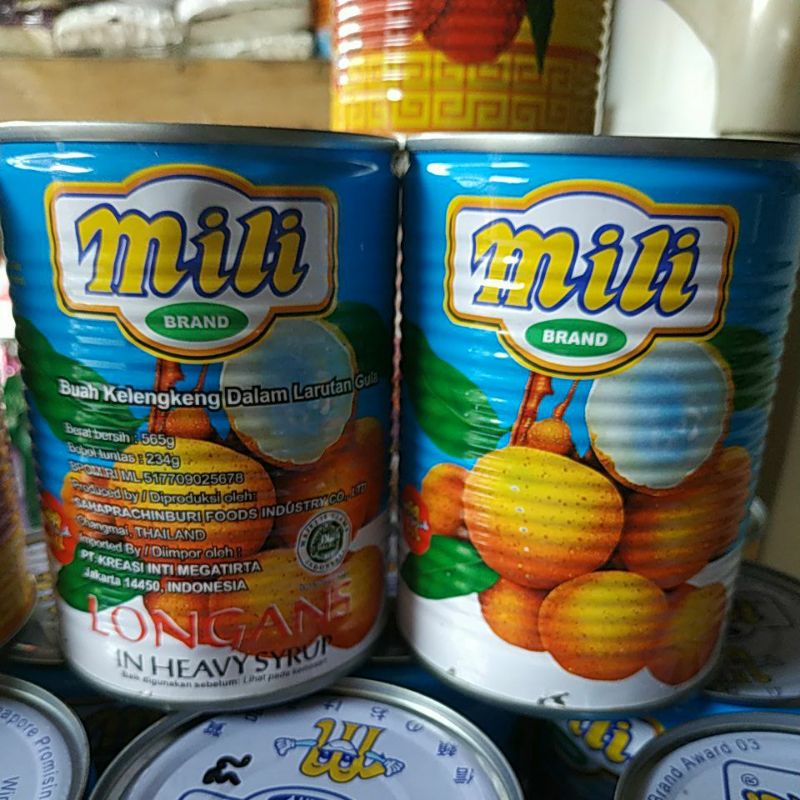

Mili Longans in heavy syrup