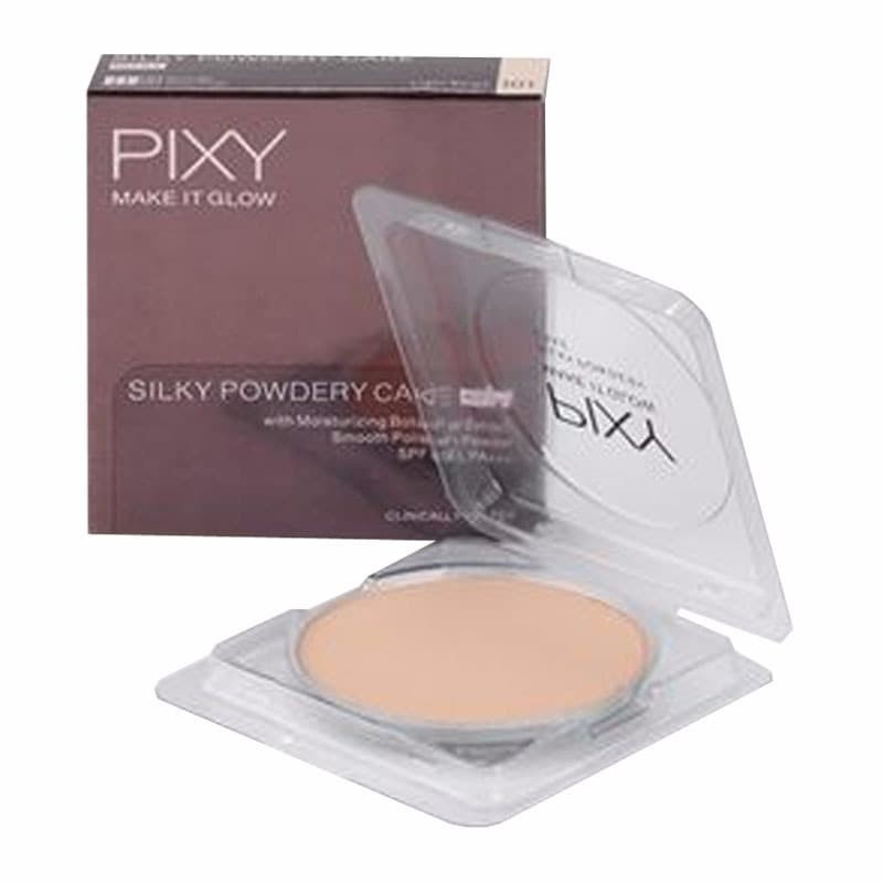 ✦SINAR✦  Pixy Make It Glow ( MIG ) TWC Silky Powdery Cake SPF 35 ( Bedak Padat ) - Refill &amp; Full Size