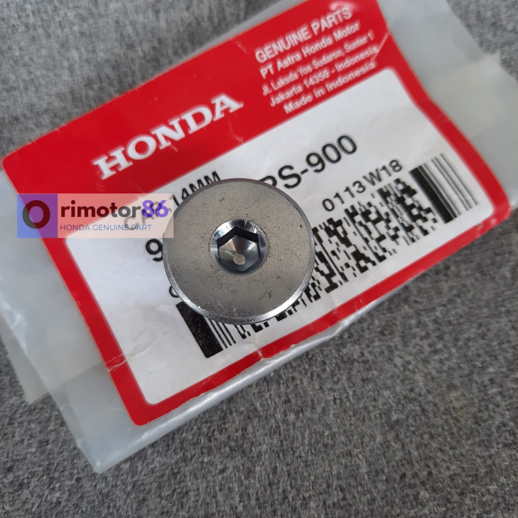 Tutup Top Blok Magnet Kecil Honda Verza Megapro New Monoshok Tutup Kecil Original AHM