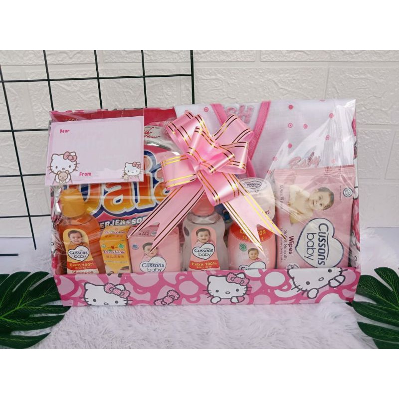 PARCEL BAYI MURAH BAJU BABY GIFT KADO LAHIRAN PARSEL-Pink