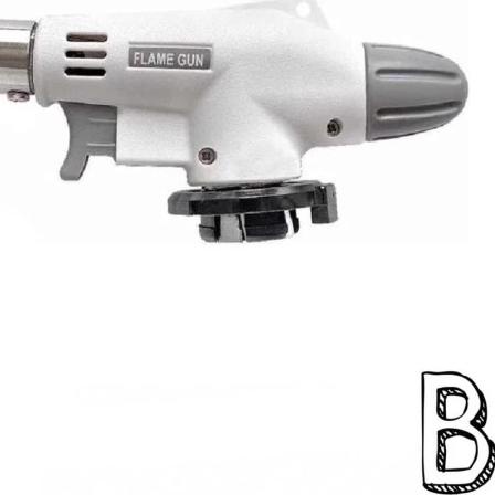 ✭ Gas Torch Butane Flame Gun Portable + 1 Kaleng Mini Gas 250 g - Set ✬