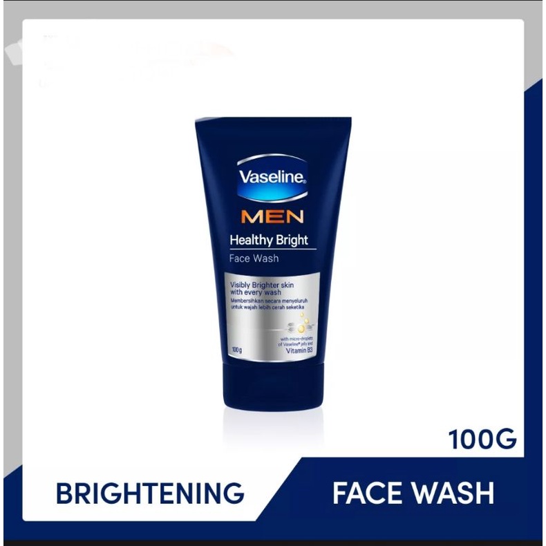 VASELINE Men Face Healthy Bright Face Wash 100g