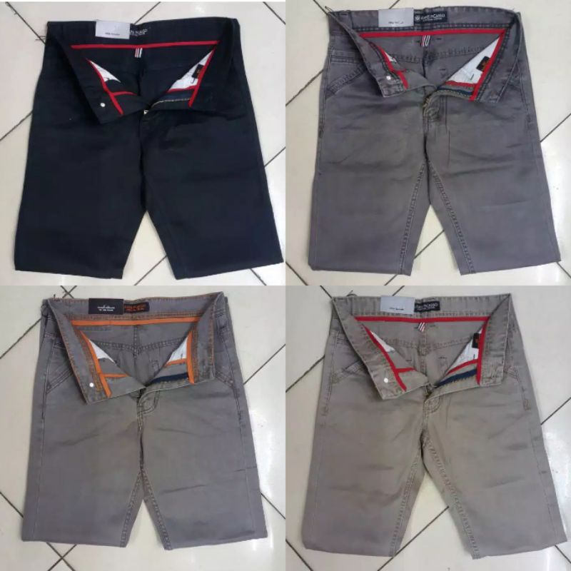 PROMO!! Celana panjang bahan kanvas pria /original standar reguler size 27-38