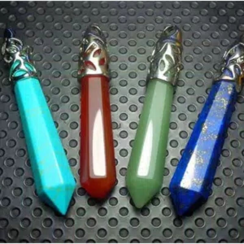 Liontin Batu Pendant Pendulum Batu Natural Free Kalung