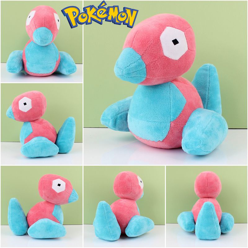 Mainan Plush PP Porygon Bahan Katun Isi Untuk Fans Cuddle