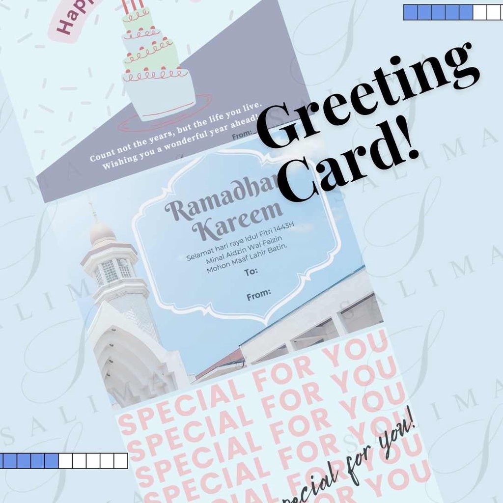 

Wearsalima - Tambahan Greeting Card | Kartu Ucapan