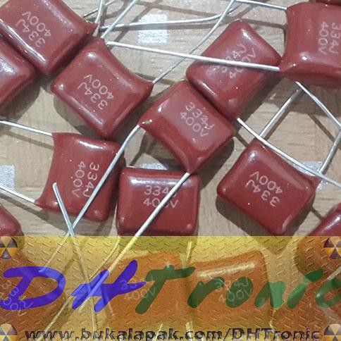 Capacitor 330 Nf 0.33 Uf / 330Nf 0,33Uf/400V 334/400V 330Nf/400V Dhtron92 Ayo Order