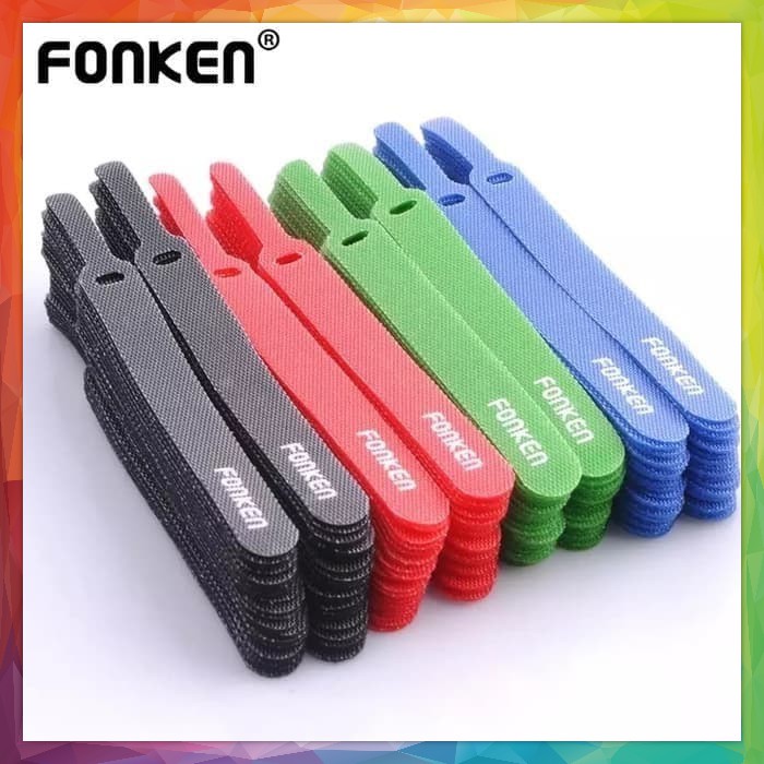 Velcro FONKEN Strap Cable Pengikat penjepit penggulung kabel