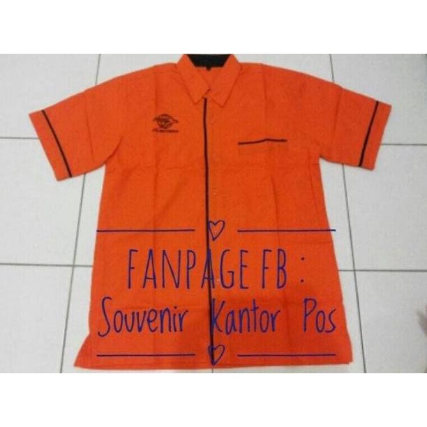 

(G2T6) Seragam Kantor Pos Warna Orange (Cowok) //Update@terlaris