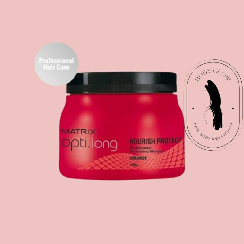 MATRIX Optilong Nourish Protech 490gr Ceramide - Masker Rambut Panjang
