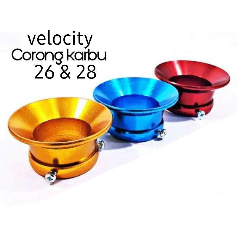 Velocity Carburator Corong Karbu PE PWK 26 28