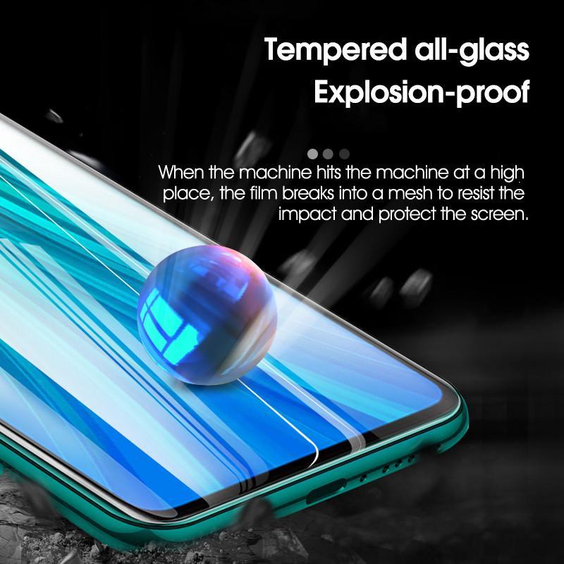 Tempered Glass Pelindung Layar Kamera 2 in 1 9D Untuk Xiaomi POCO X3 NFC Redmi Note 9 9s 9pro 8 9 Note8 Note7 Redmi 10A 9 9C 8 8A Pro