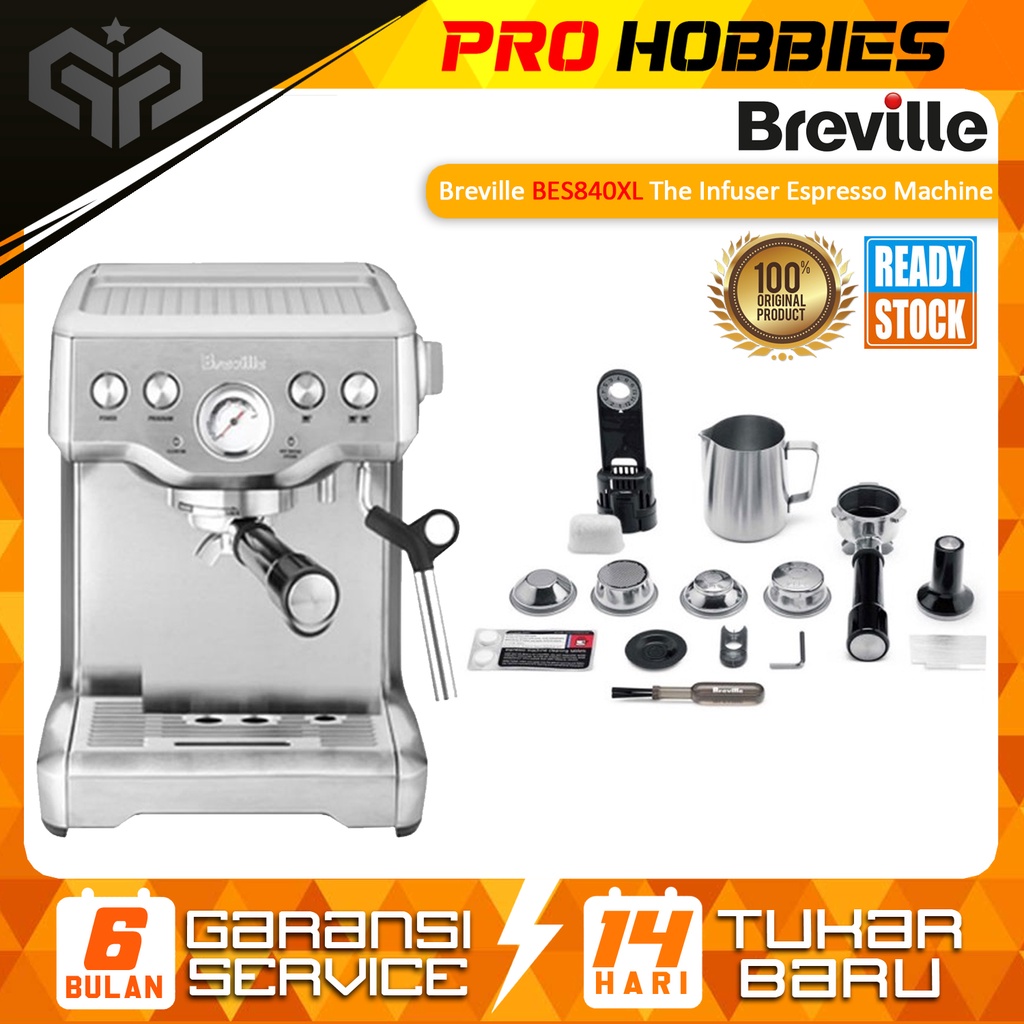 Mesin kopi Breville BES840XL The Infuser Espresso Machine