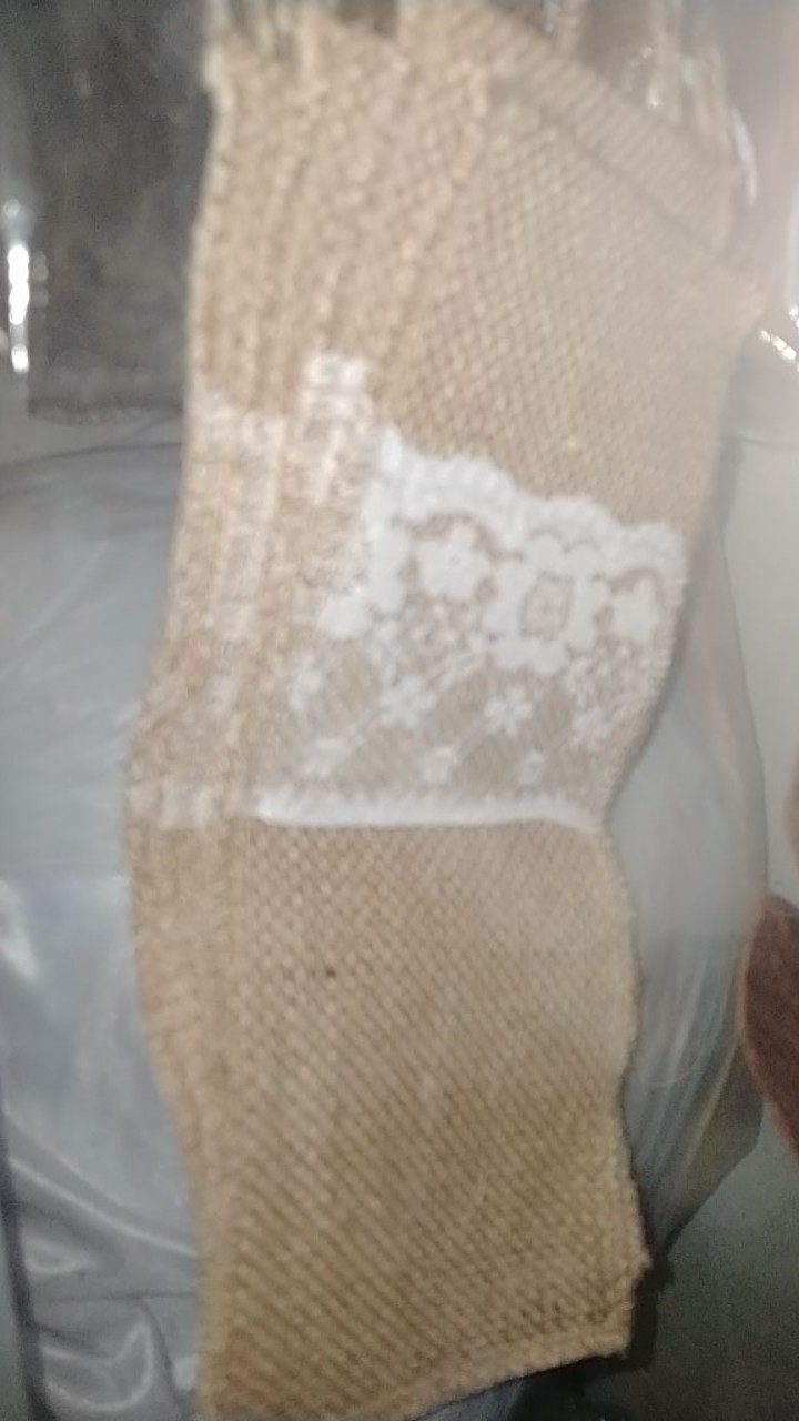 Garudabali Tatakan Sendok Garpu Burlap Lace Rustic Goni Gelas Wedding Taplak Meja Cutlery Holder