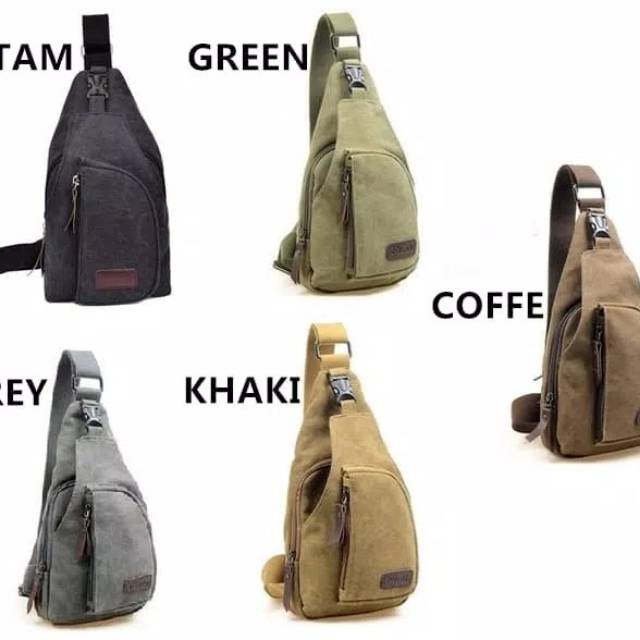Tas Selepang Tas Selepang Pria Sling Bag Ukuran Besar