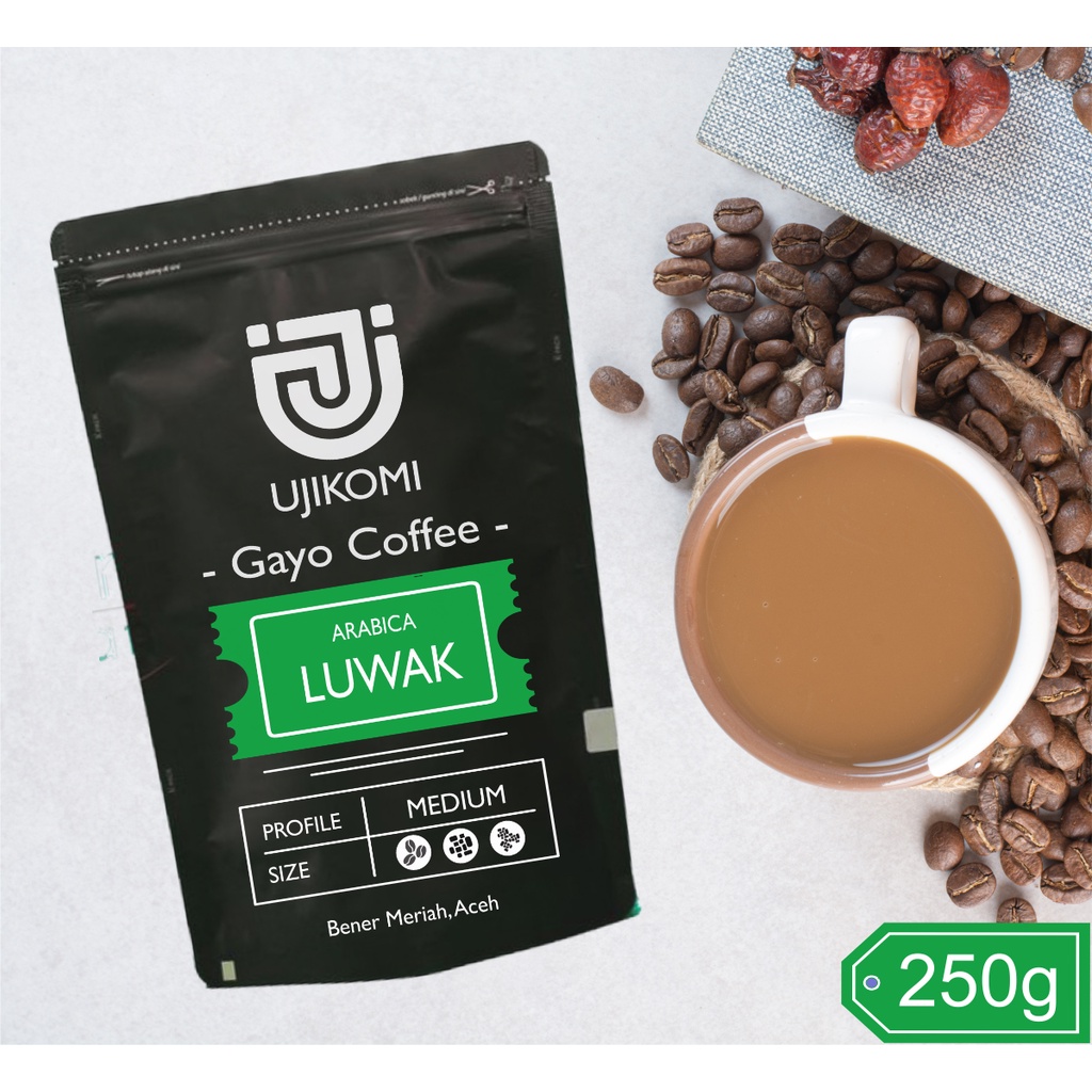 

Kopi Luwak Arabica Gayo (250g)