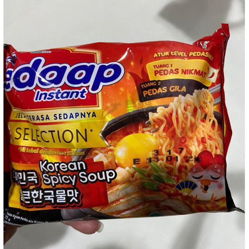 

Mie Sedaap Instant Korean Spicy Soup