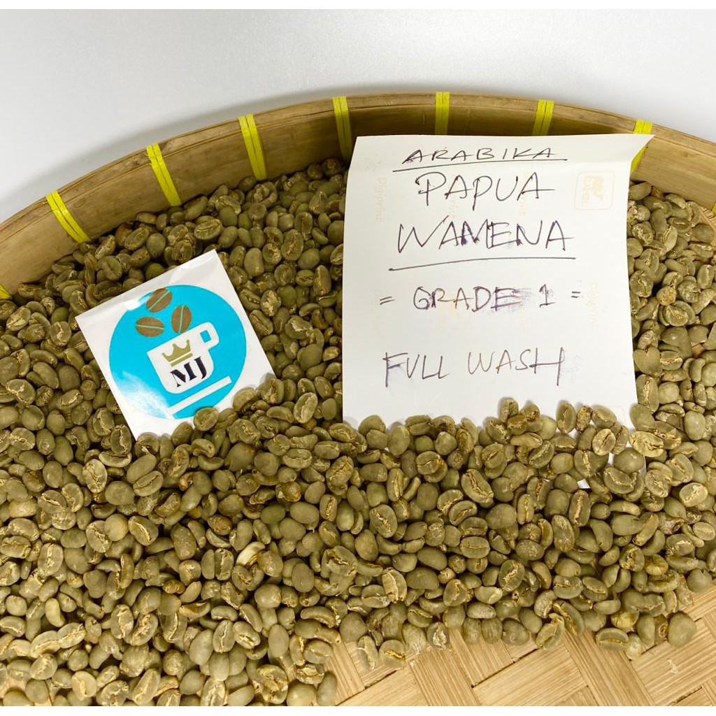 biji kopi mentah arabika papua wamena g1     1kg   green bean