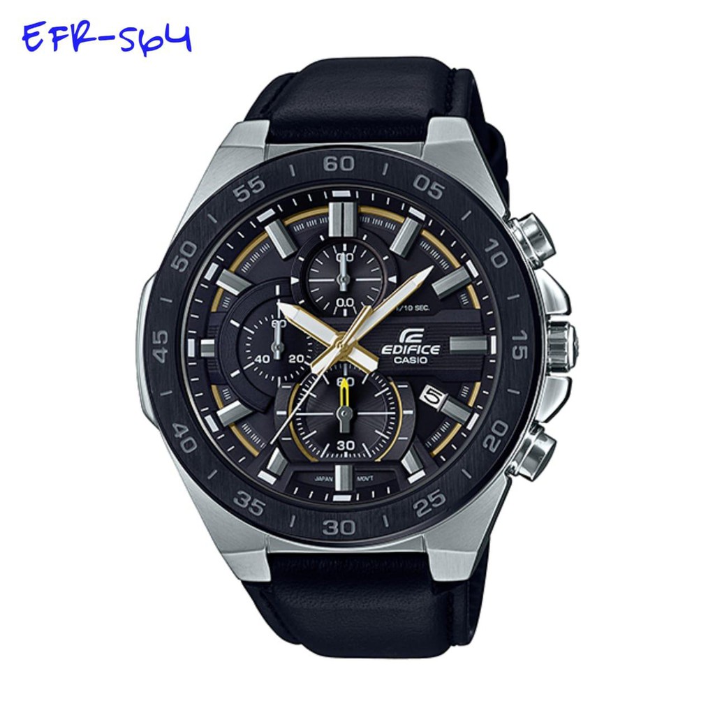 Edifice type EFR564 Strap Leather