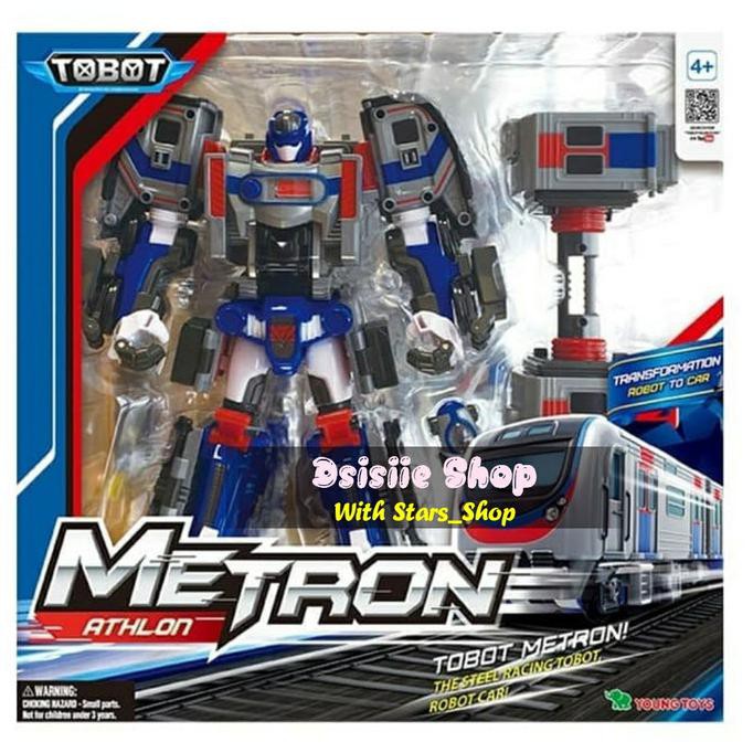Gaya Tobot Athlon Metron Original / Mainan Robot Transformer Action Ori Murah