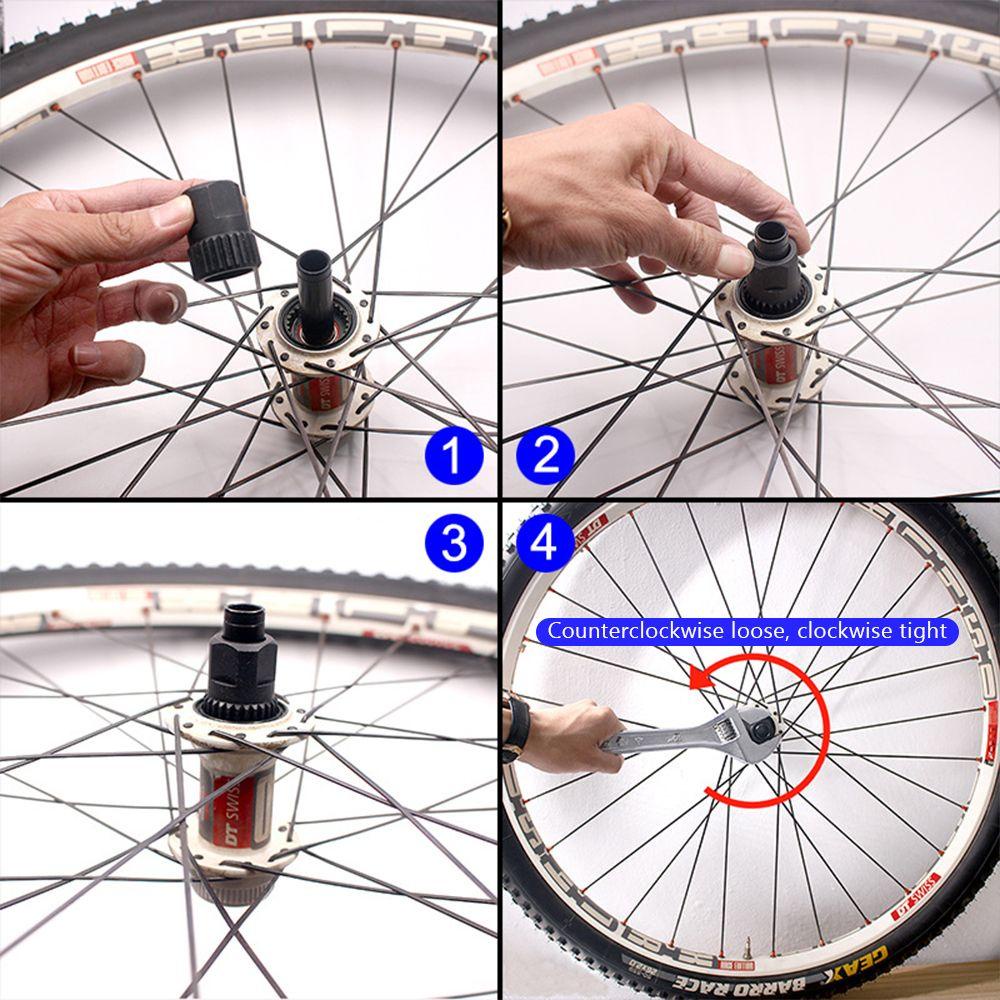 R-FLOWER Alat Pelepas Mur Aksesoris Sepeda Ratchet Hub Ratchet Instalasi Panduan Rantai Freewheel Base