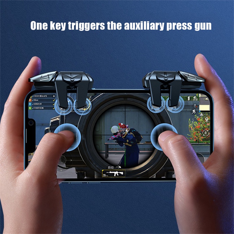 Tk G21 Tombol Trigger Tembak L1 R1 Controller Game Handphone Android / Iphone