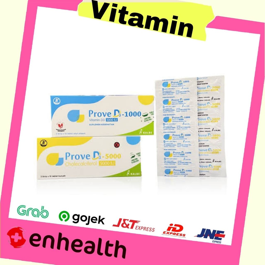 VITAMIN D | PROVE D3 1000 | STRIP | PROVE D3 5000 | 10 TABLET