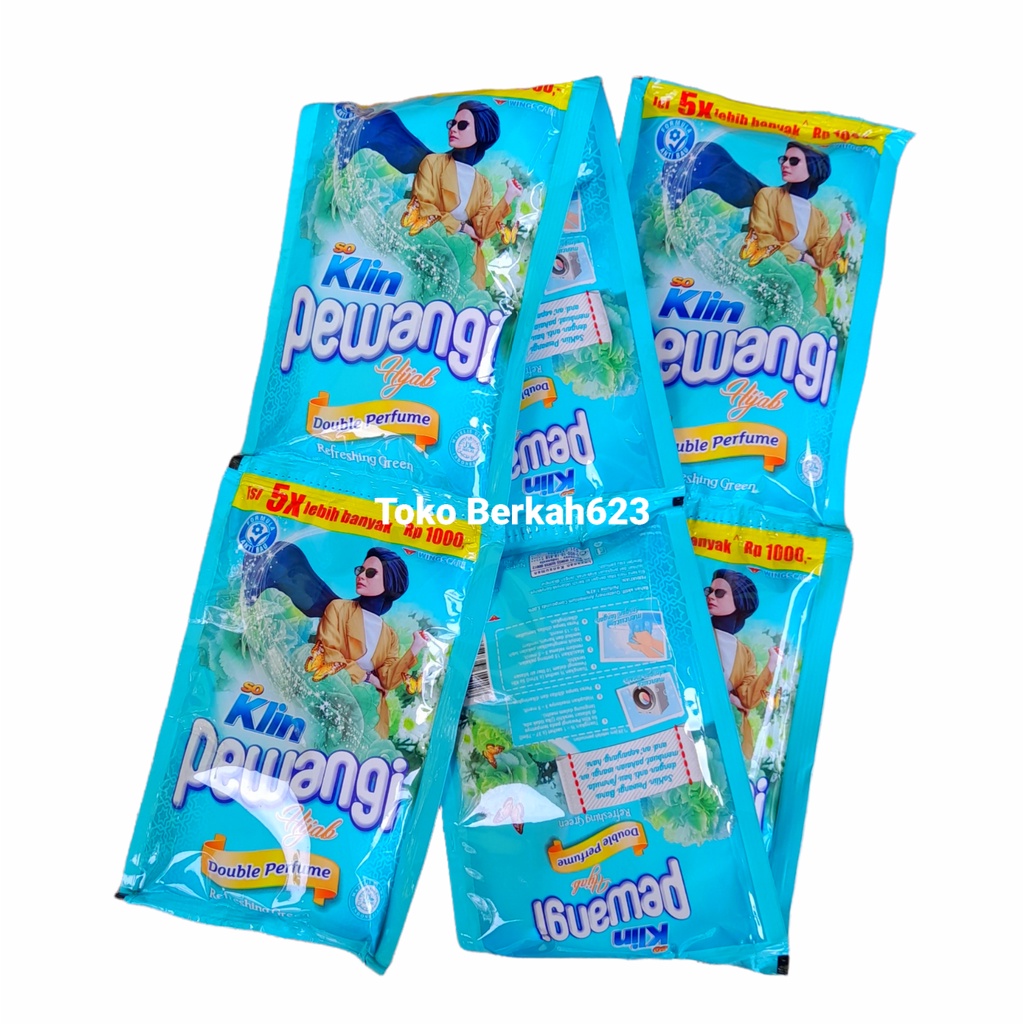 SOKLIN PEWANGI  Double Perfume Renceng 75ml Isi 6 Sachet 1000