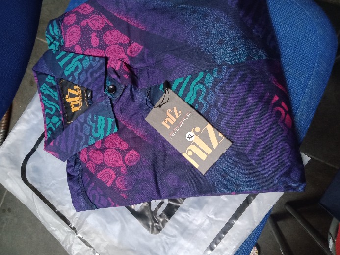 Kemeja Batik Pria Lengan Panjang Long Batik Gradasi Songket 4161 & 4163 Slimfit Murah Distro